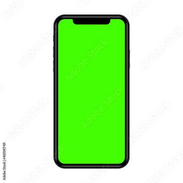 Obraz Phone mockup, green screen 