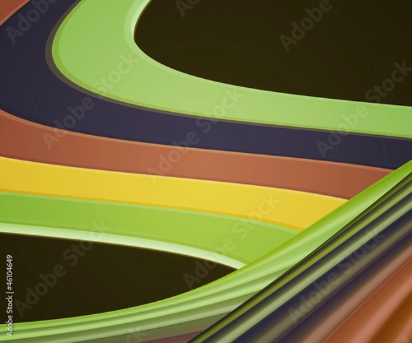 Fototapeta Colorful Rainbow Green Texture