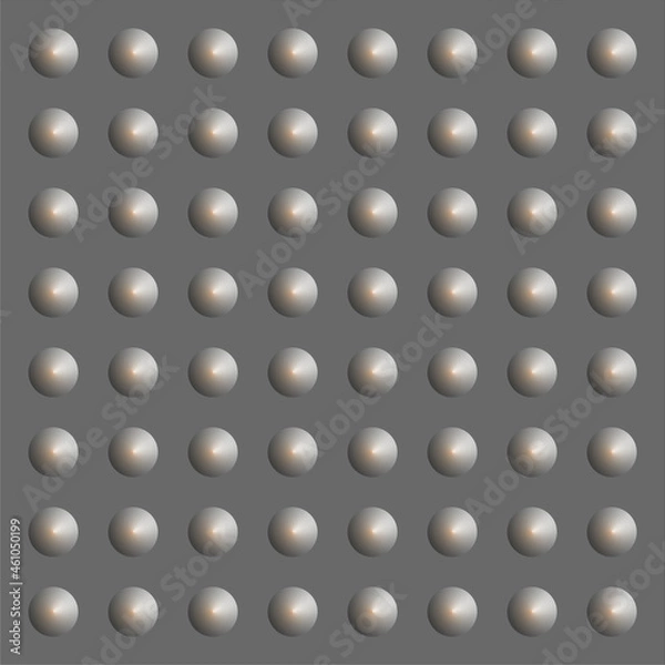 Obraz Embossed bubbles repetitive pattern background.