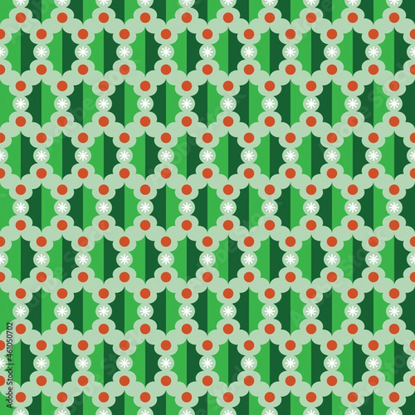 Fototapeta Holly - repeat pattern