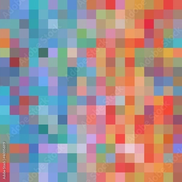 Fototapeta Beautiful illustration with rectangles and squares. abstract color background. eps 10