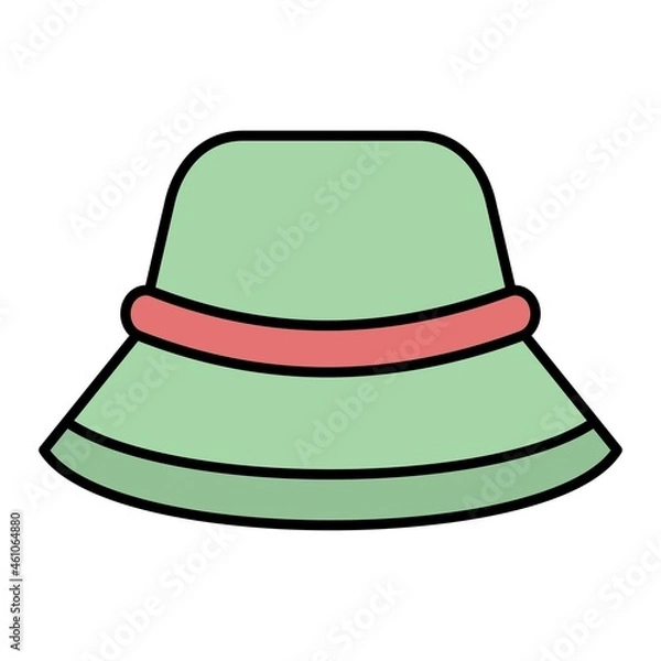Obraz Vector Hat Filled Outline Icon Design