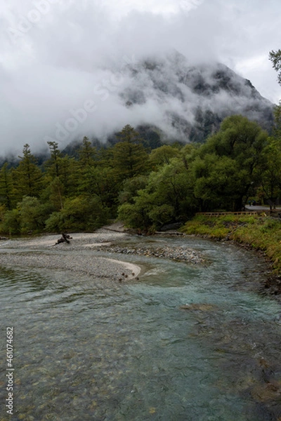 Obraz river in the mountains