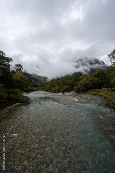 Obraz river in the mountains