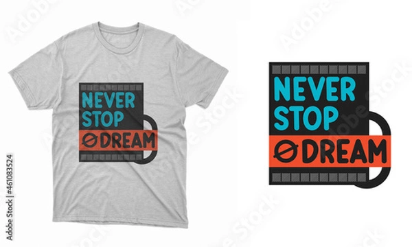 Obraz Typography and vector t-shirt design template