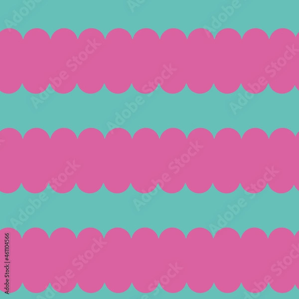 Obraz Pink green strips different vector seamless pattern 