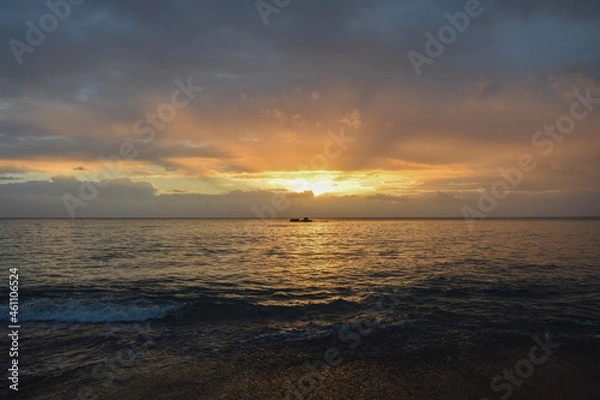 Obraz sunset over the ocean