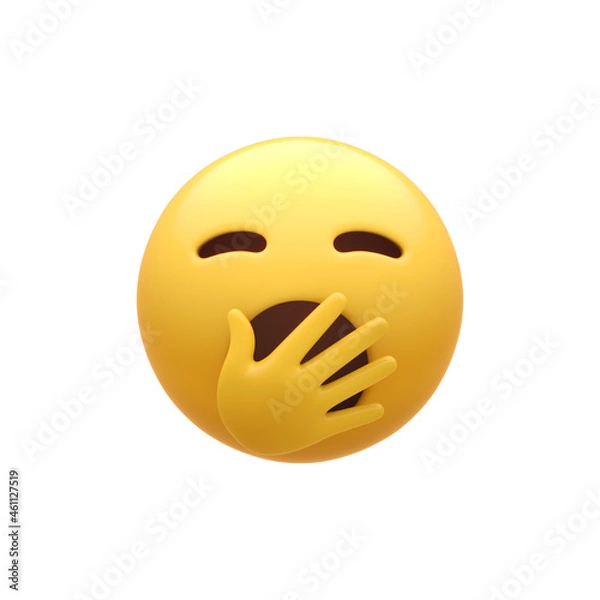 Obraz Yawning Smiley Face