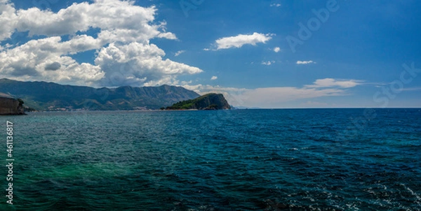 Obraz The bay of Budva beach