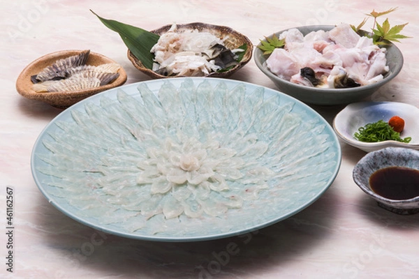 Obraz ふぐの刺身