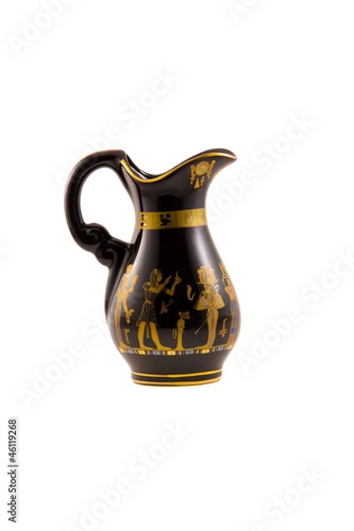 Obraz Pot painted with egyptian pictures