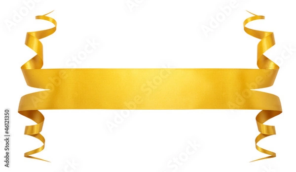 Obraz Elegance gold ribbon
