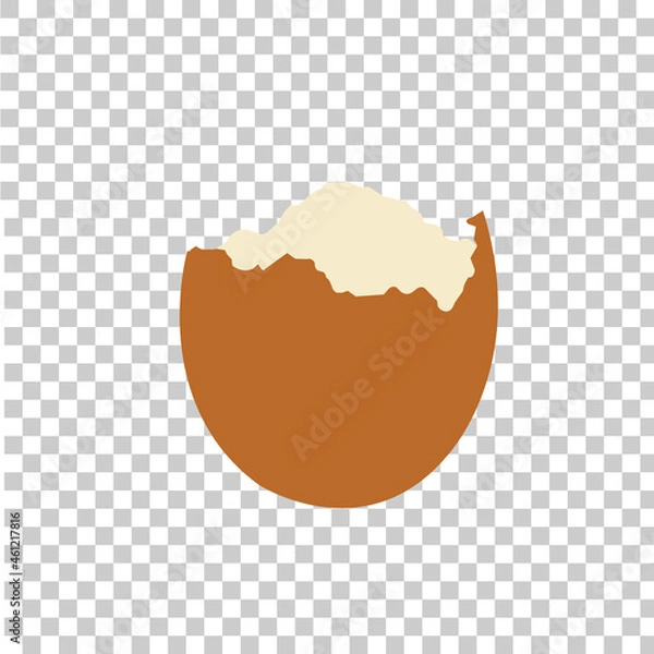 Obraz Egg on a white background - Vector