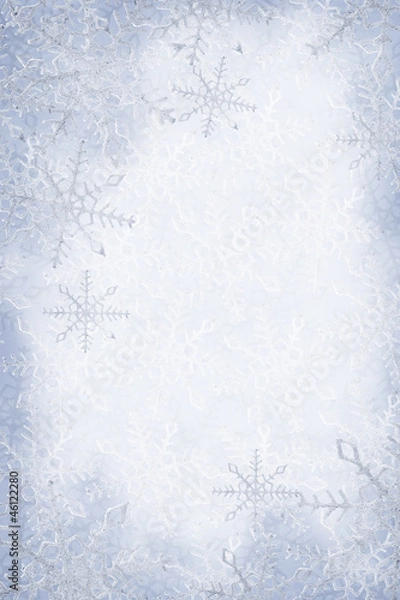 Obraz Snowflakes background