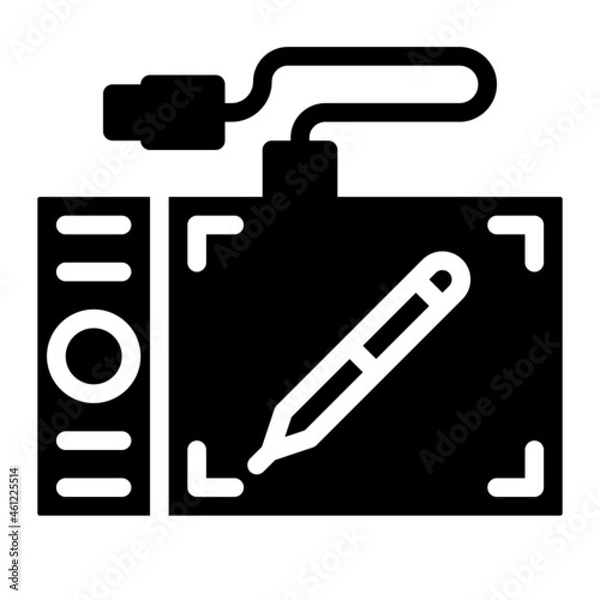 Obraz tablet glyph icon