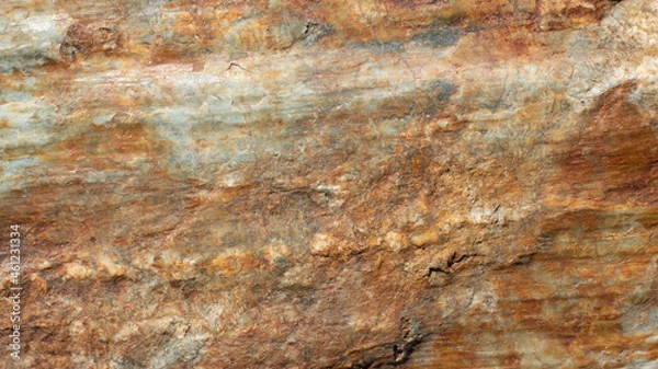 Obraz Beige gray rust stone texture horizontal stripe for background, wallpaper, material for texture 3D