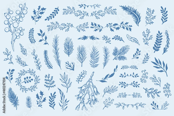 Fototapeta Vector Collection Hand Drawn design elements.