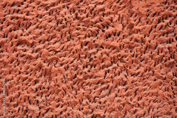 Obraz Кладка из ровного и красивого камня и кирпича. Архитектура и дизайн каменной стены для строительства дома