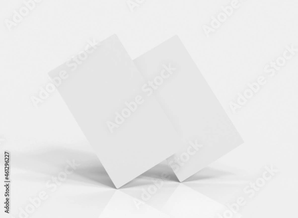 Obraz 3d Two Business Cards Mockup