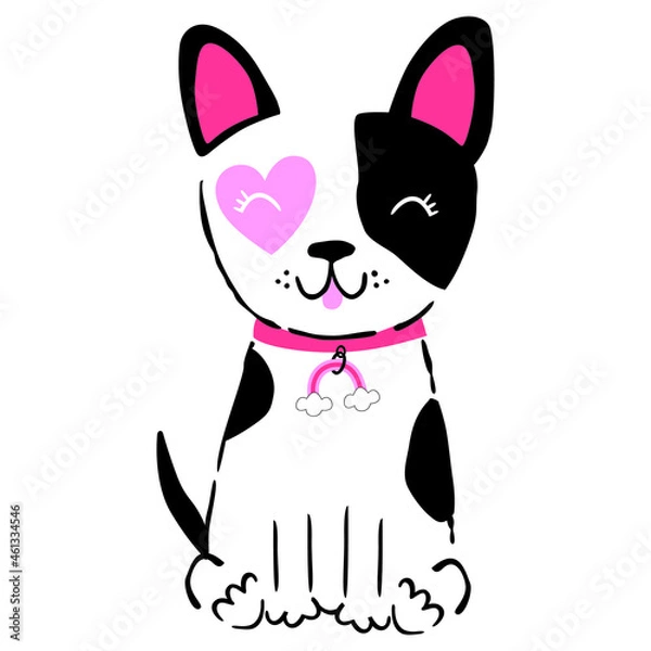 Fototapeta cat with a bow