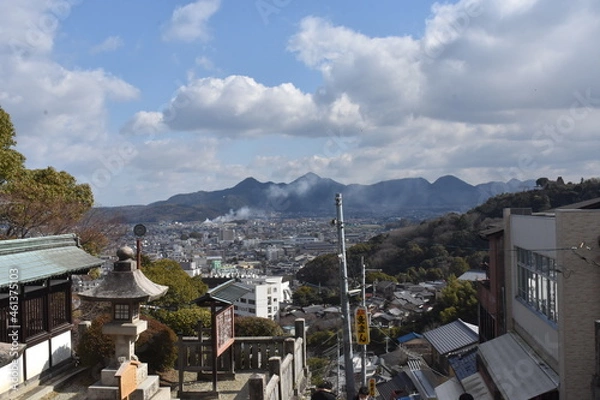 Obraz 琴平の街並み