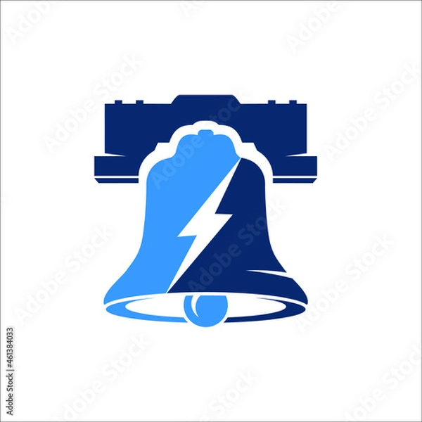 Obraz liberty bell logo vector