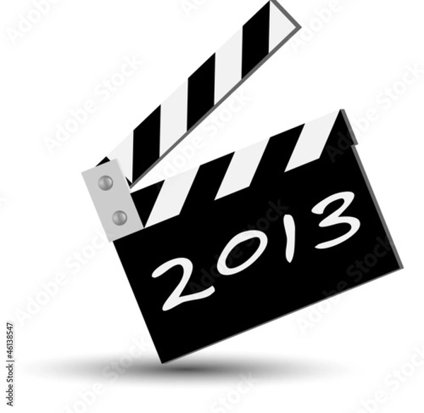 Obraz blackboard  new  year 2013