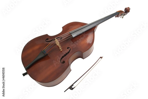 Obraz Kontrabas lub bas smyczkowy