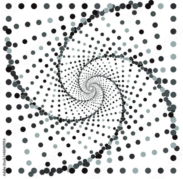 Fototapeta 점으로 만든 기하학 무늬 배경