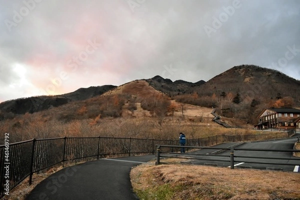 Obraz 山頂を望む