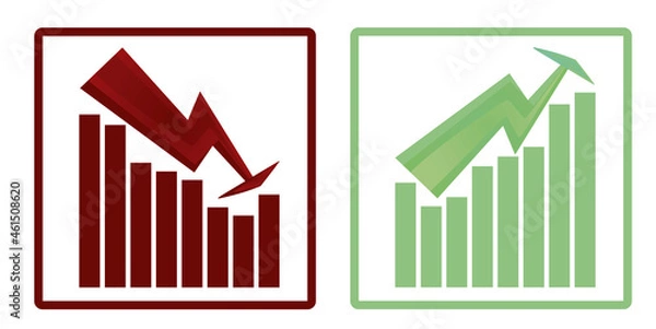 Fototapeta Buy and sell icon. vector