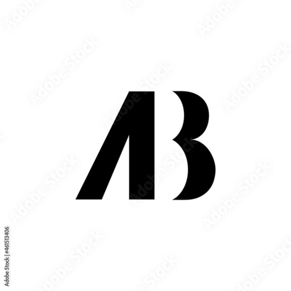 Obraz Modern creative monogram initials AV Logo Design