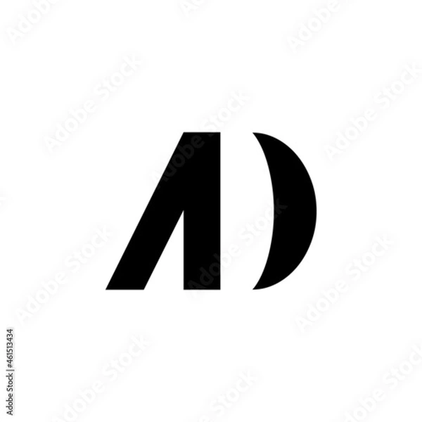 Obraz Modern creative monogram initials AV Logo Design