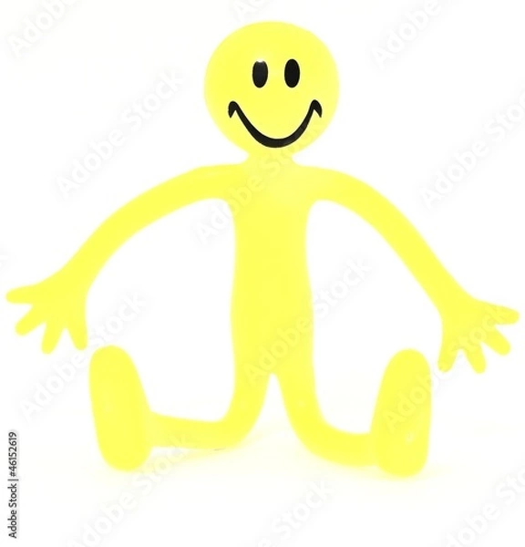 Obraz happy pictogram sitting