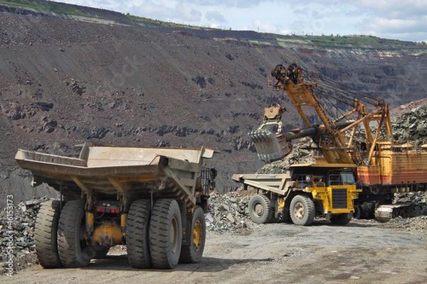Fototapeta Opencast mining