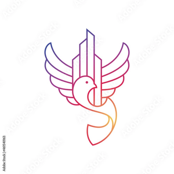 Obraz Building Birds