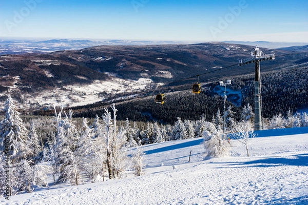 Obraz winter landscape in the mountains