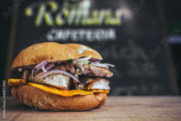 Obraz pan con chicharrón