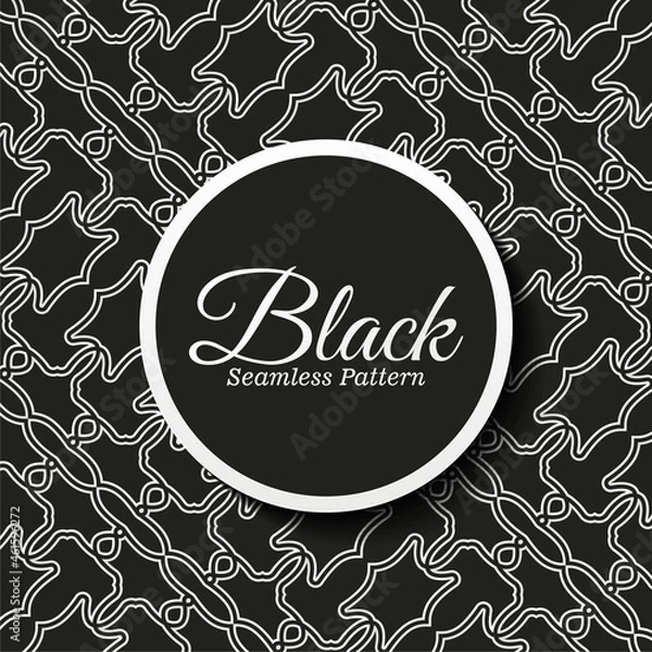 Fototapeta dark ethnic seamless pattern template
