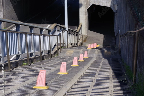 Obraz 地下道への階段