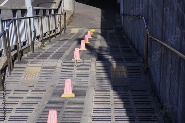 Obraz 地下道への階段