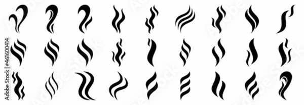 Fototapeta aroma icon set, aroma vector set vector sign symbol