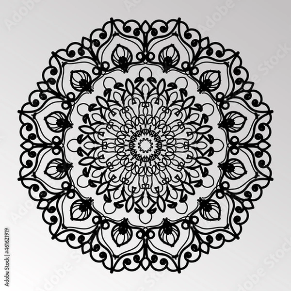 Fototapeta Mandala vector element round ornament decoration