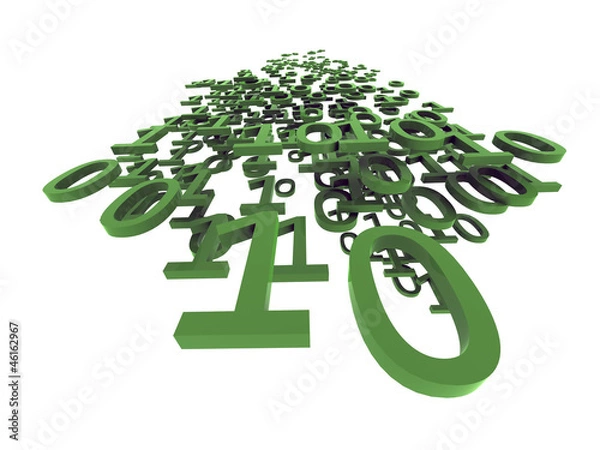 Obraz Binäre Daten 3d