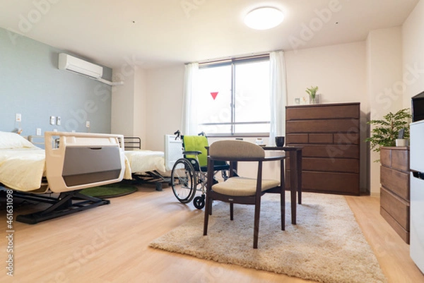 Obraz 高齢者用マンションの一室　家具あり