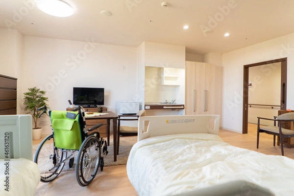 Obraz 高齢者用マンションの一室　家具あり