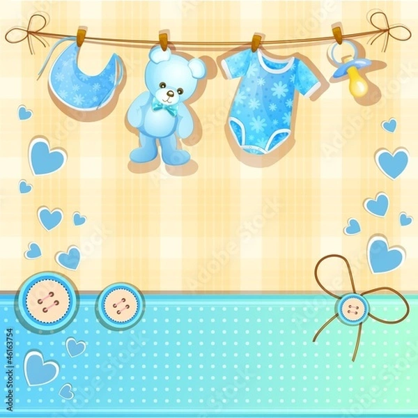 Obraz Baby shower card