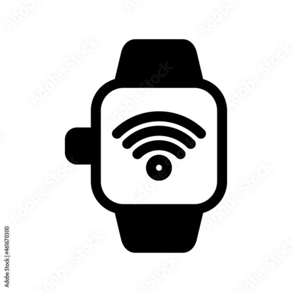 Obraz Smartwatch Glyph Vector Icon Design