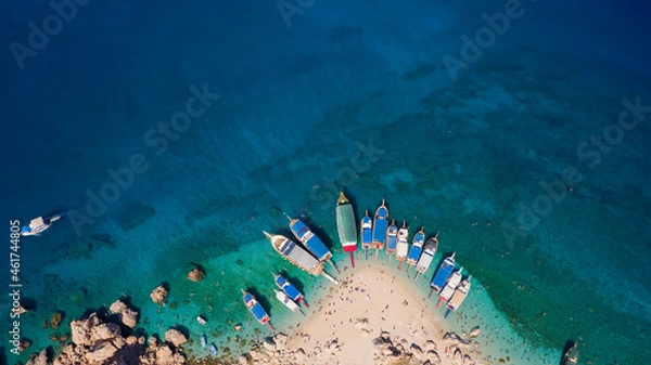 Obraz Antalya Turkey Suluada is one of the most beautiful destinations in Adrasan reached only via boat. Inside the island there is a source of fresh water.