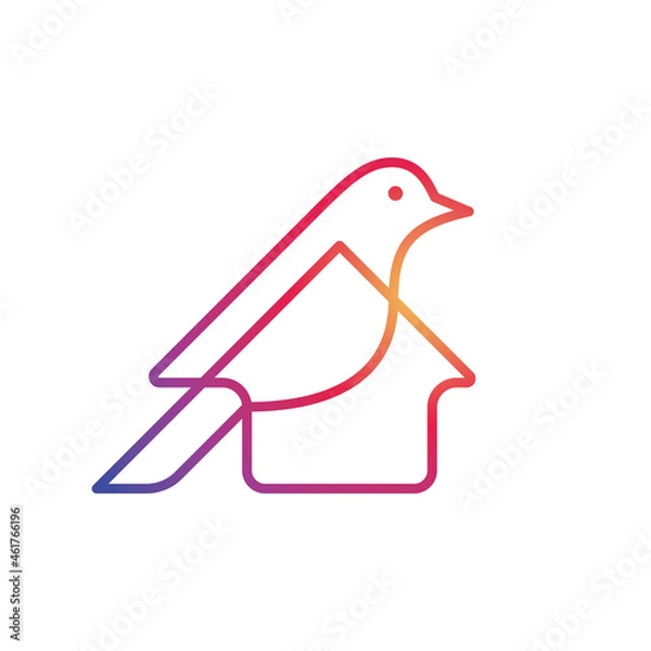 Obraz Home Building Bird